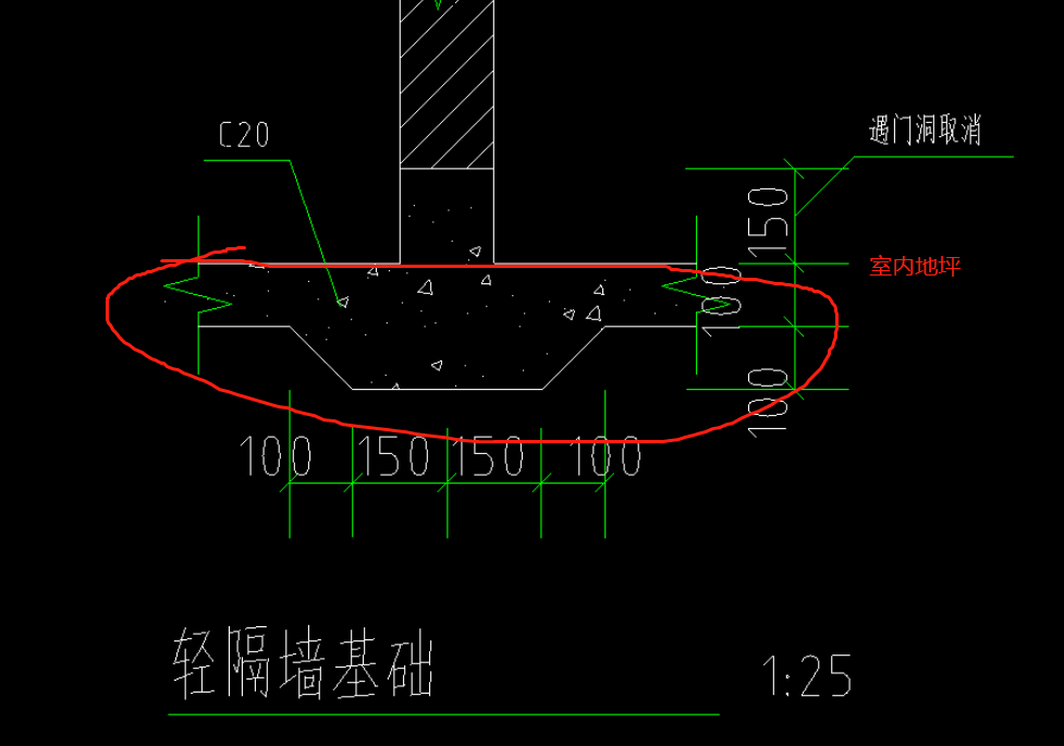 隔墙基础