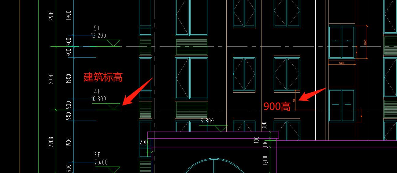 广联达窗离地高度问题:这个窗的离地高度我输入900呢还是950呢