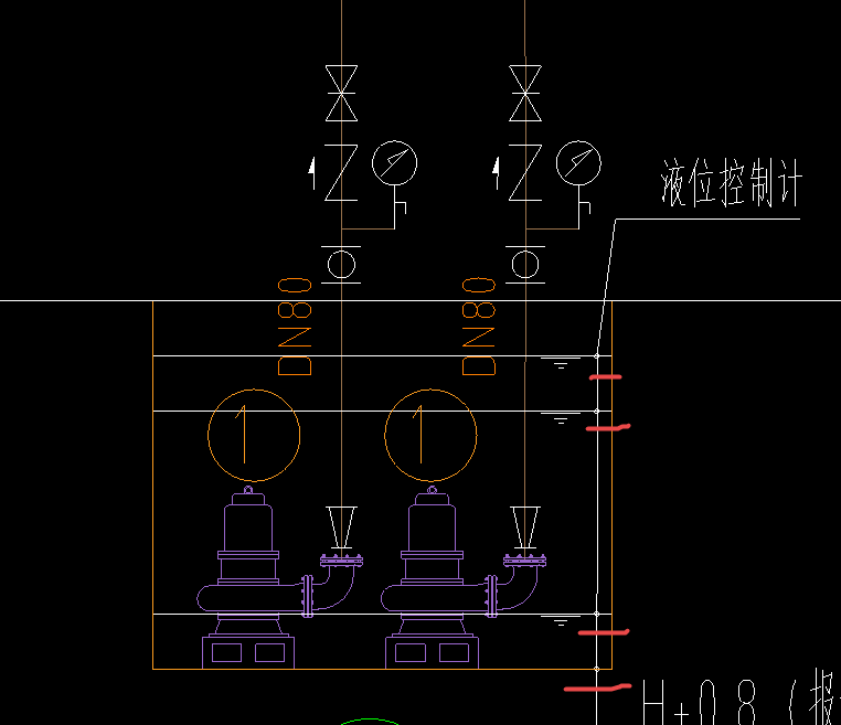 集水坑液位计