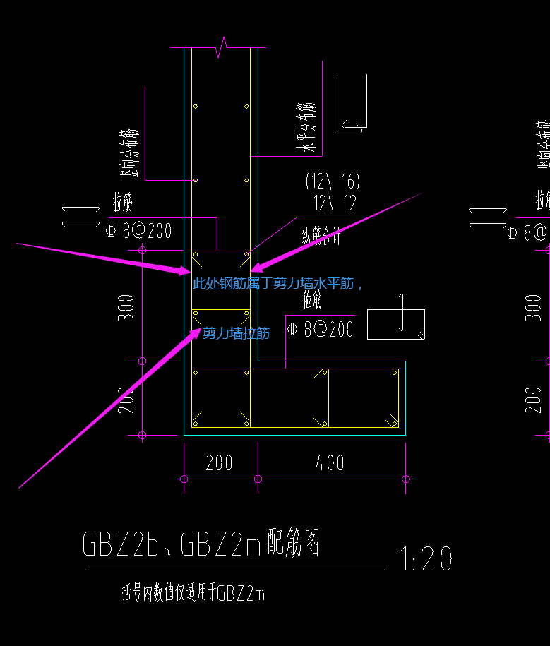 约束边缘柱怎么画图片