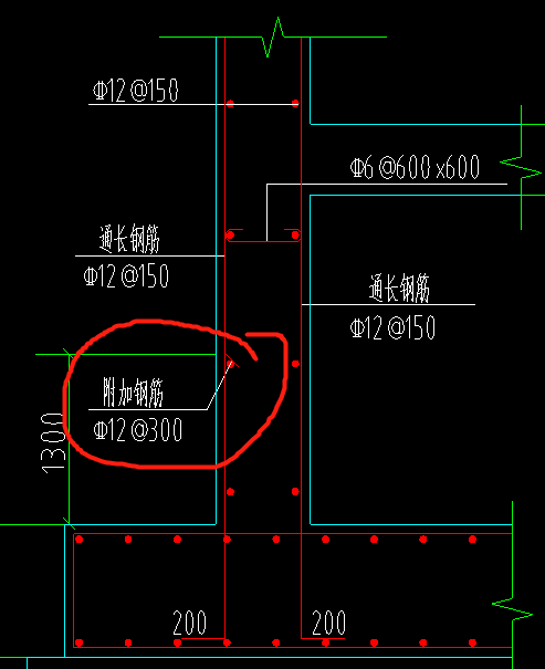 附加钢筋