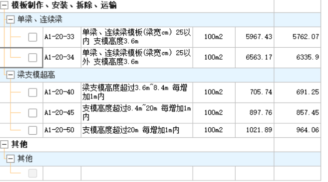 项目特征