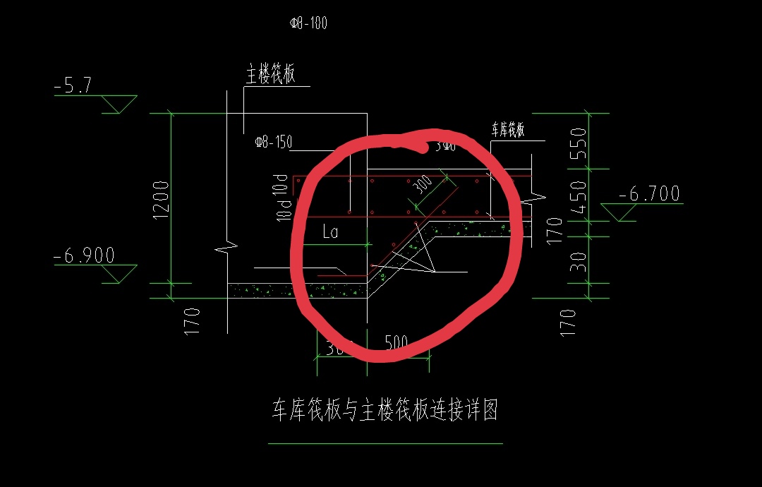 斜面钢筋