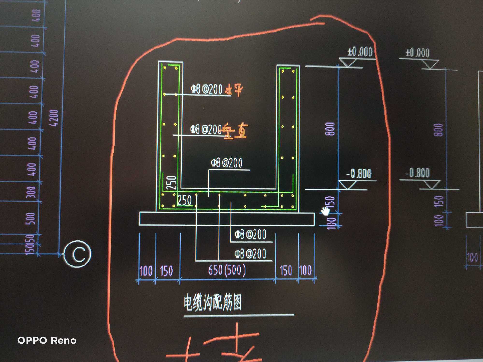 直筋
