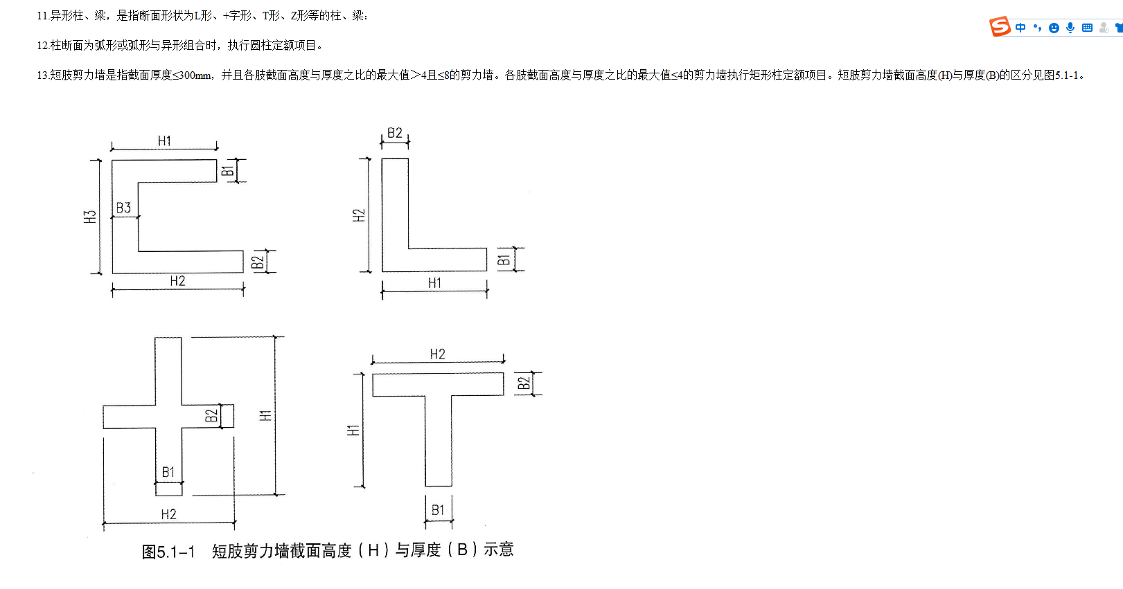 短肢剪力墙