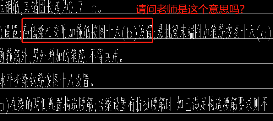 梁鋼筋