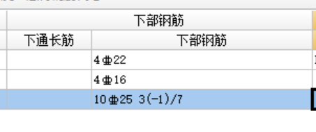 梁集中标注