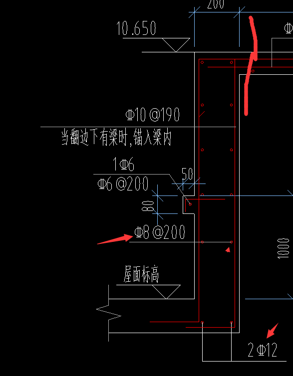 直筋