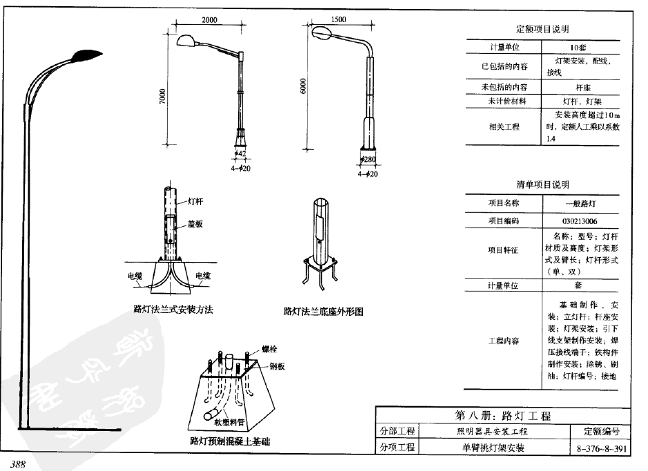 路灯平面图图例图片