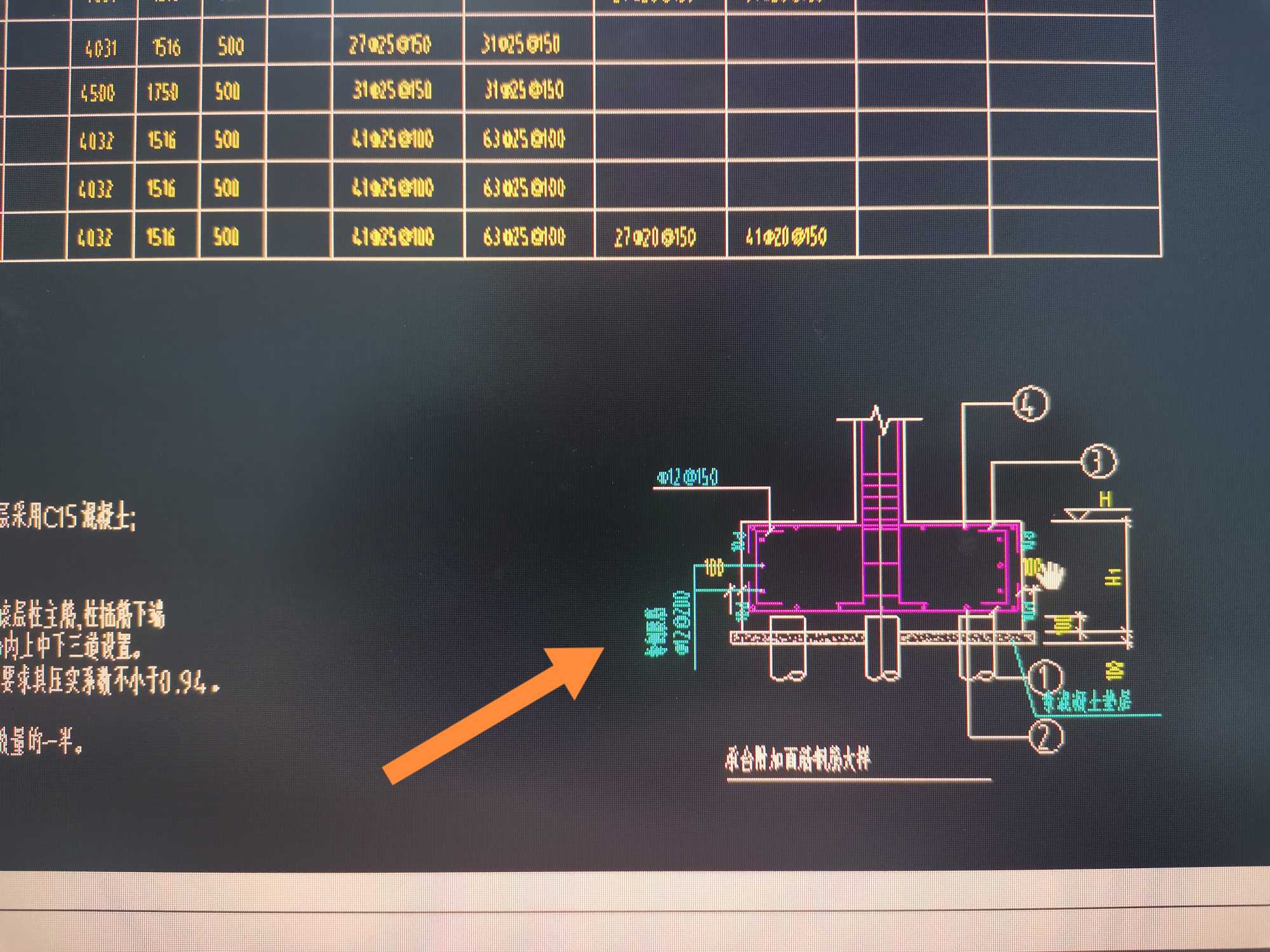 承臺(tái)配筋