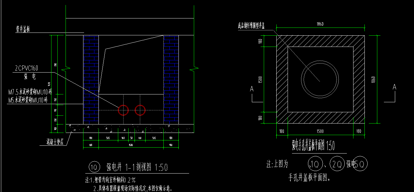 室外强电井标准图集图片
