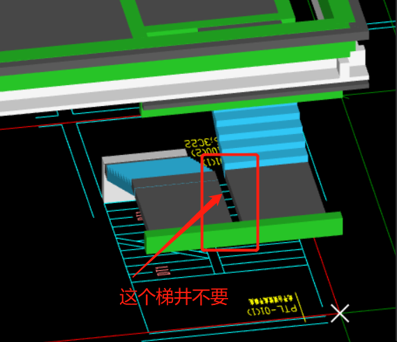 双跑dt楼梯平台板梯井没有这么布置