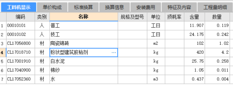 块料