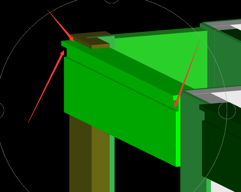 软件中异形梁突出墙面它装修怎么改计算设置让他把梁的装修全部包括了