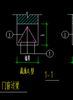 过梁怎么画