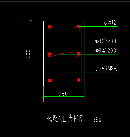 农村自建房地梁钢筋图图片