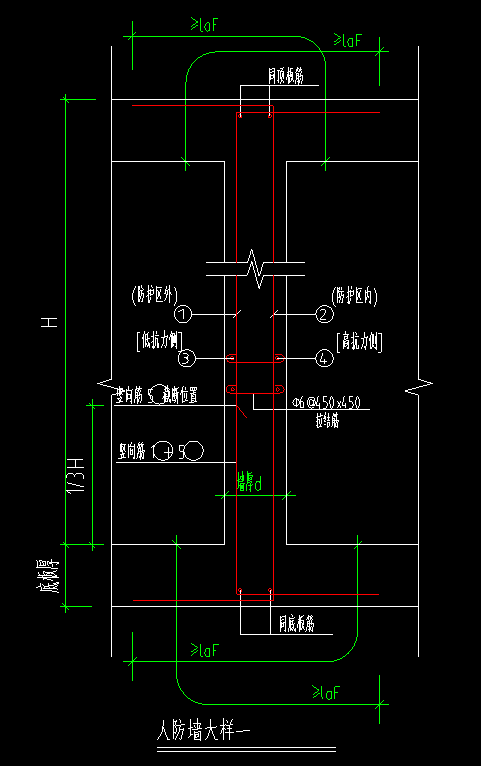 老师们,人防墙钢筋怎么设置啊?-答疑解惑-广联达服务新干线