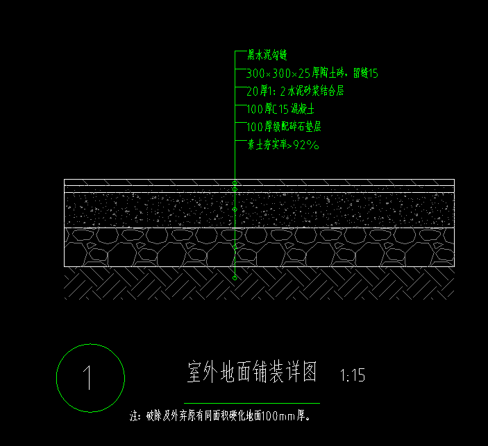 室外地面陶土砖铺装套什么定额