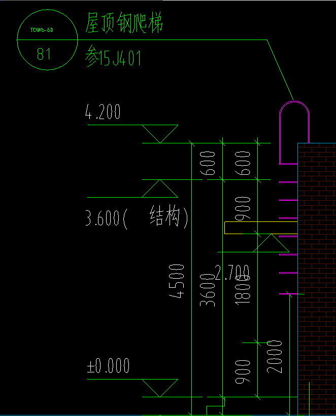 15j401tdwb60屋顶钢爬梯怎么计算