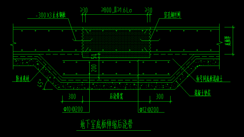 后浇带