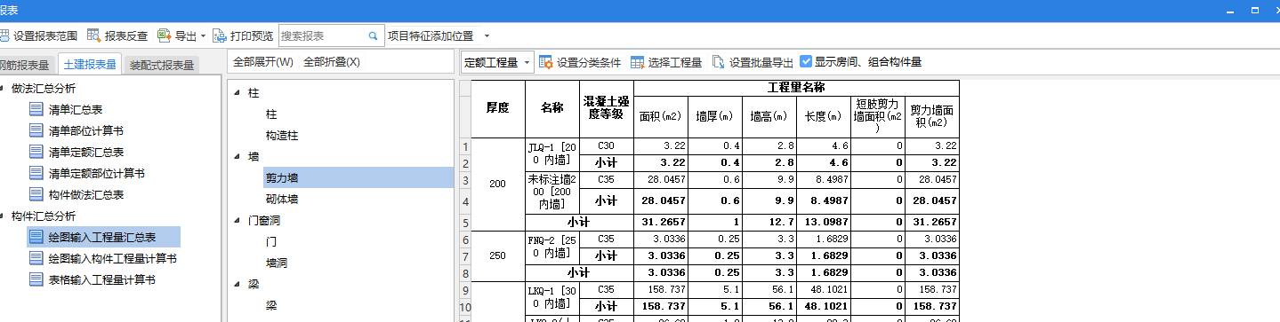 混凝土类型