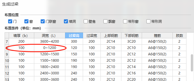 墙厚