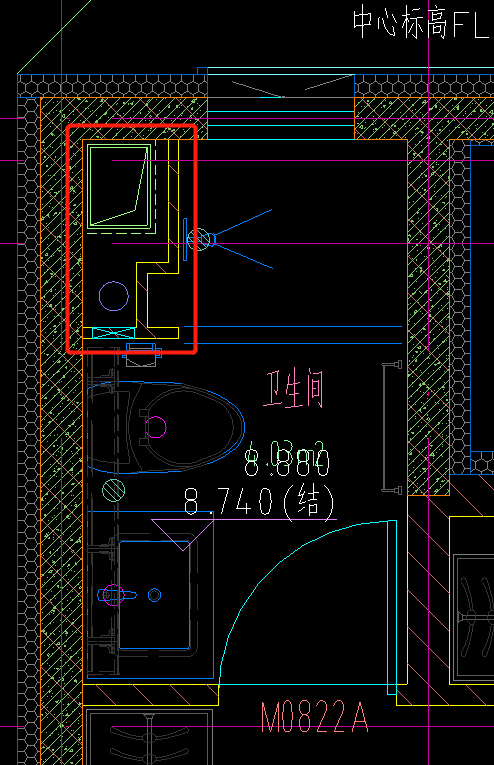 请问卫生间的排气道内要不要做防水附图红框内做防水吗这里是grc后做