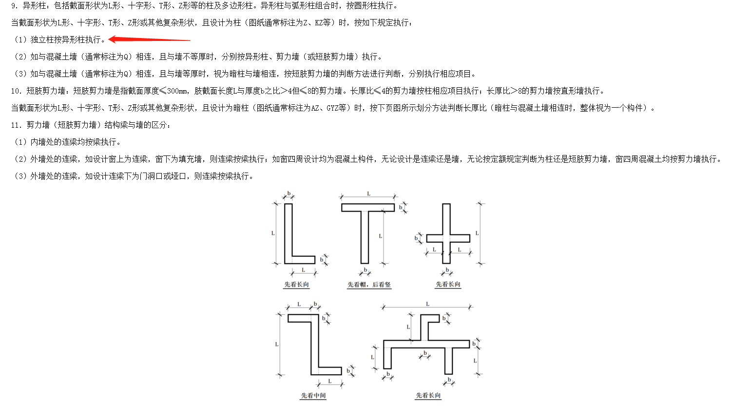 短肢剪力墙图解图片