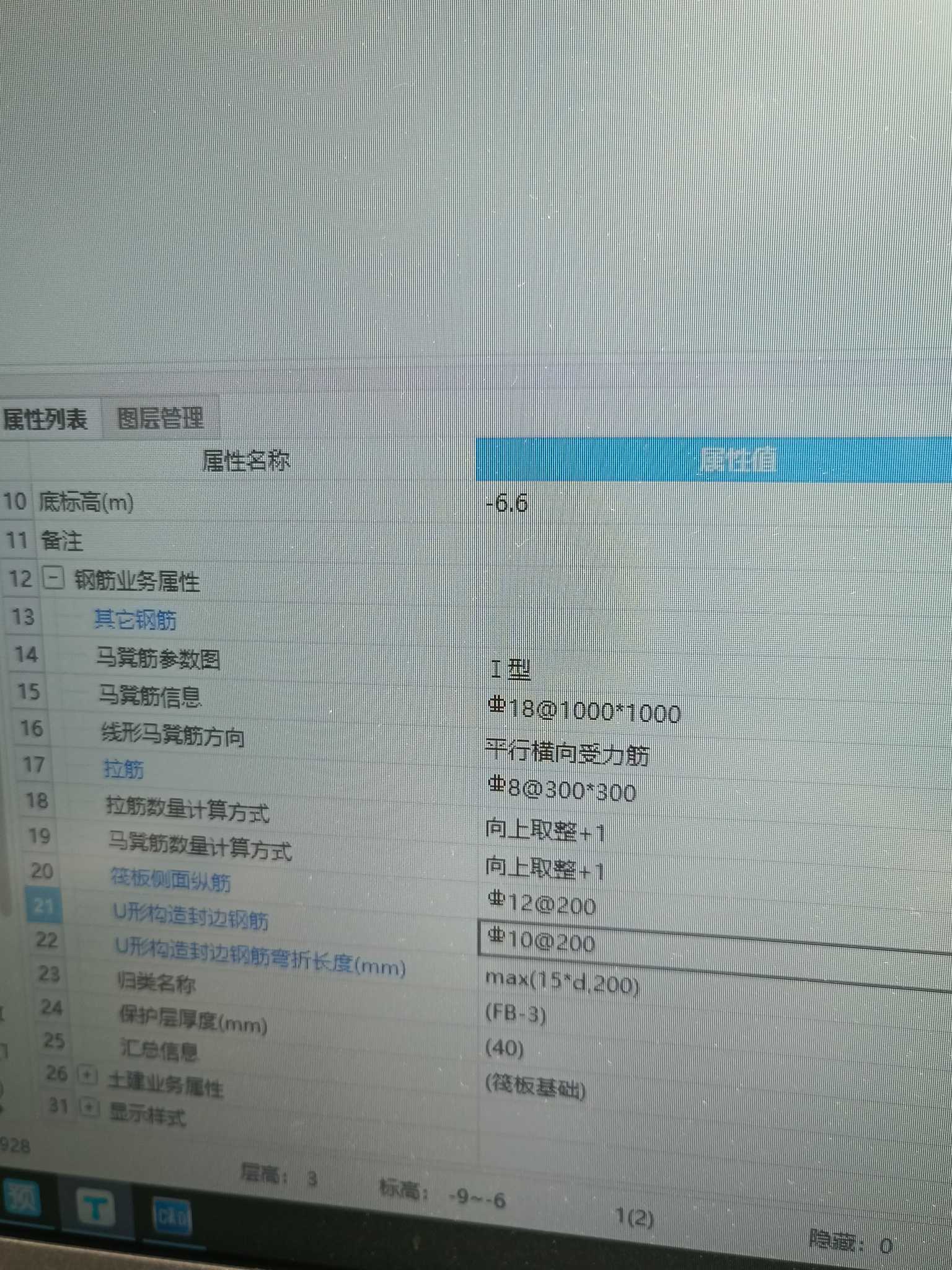 侧面纵筋
