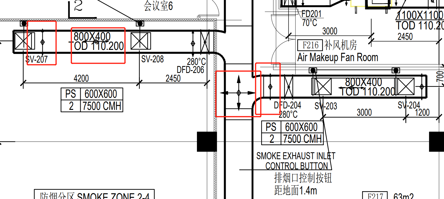 别墅排烟管道设计图片