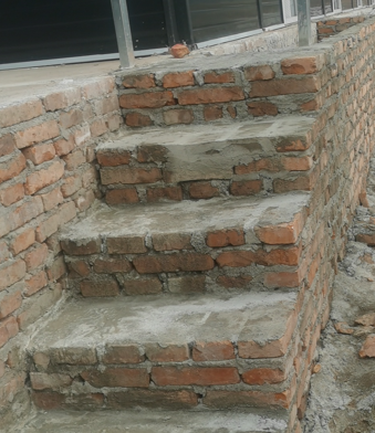 砖砌梯步怎样建模