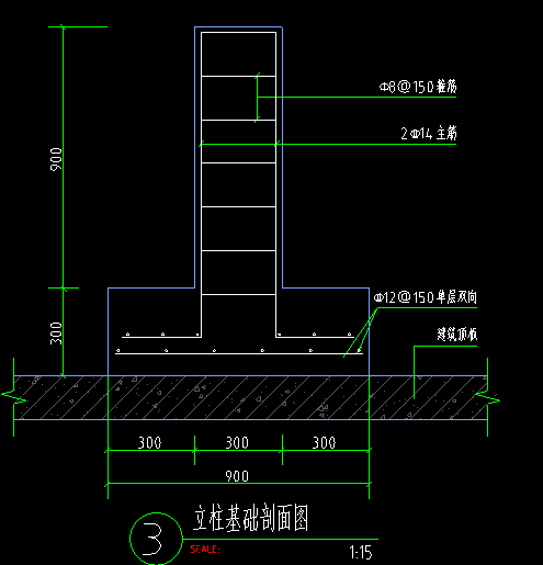 单层双向钢筋布置图片图片