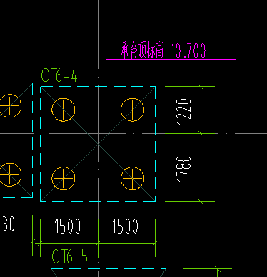 承台顶标高