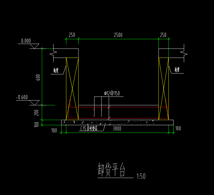 筏板基础配筋锚固图图片