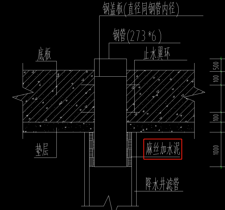 降水井封堵