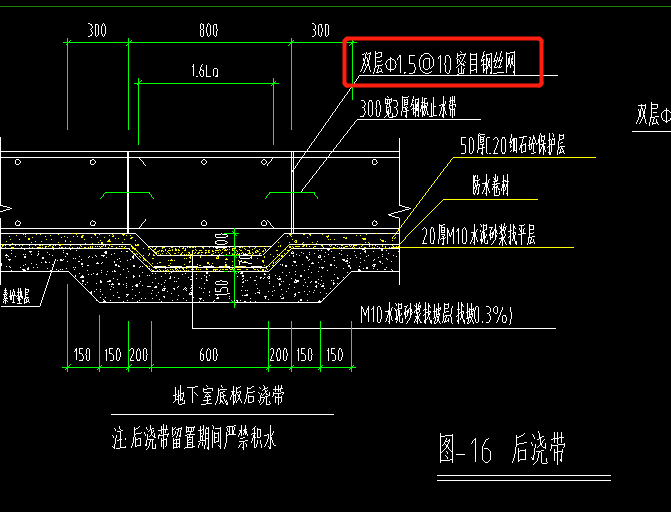 后浇带