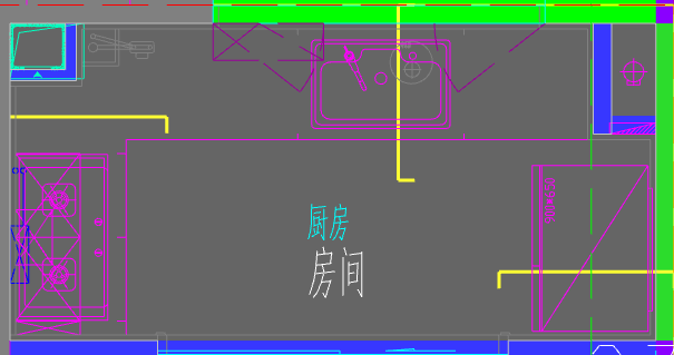 户型图烟道图片