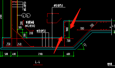 筏板变截面