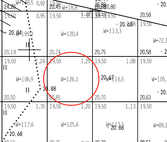 横断面图计算土方量图片