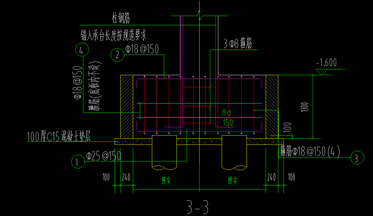 桩筏基础示意图图片