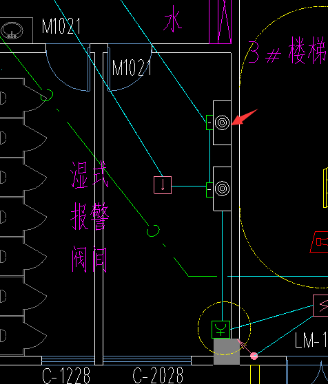 箭头指示