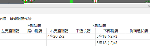 梁配筋