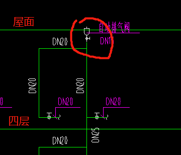 这个自动排气阀是属于屋面的还是4层的