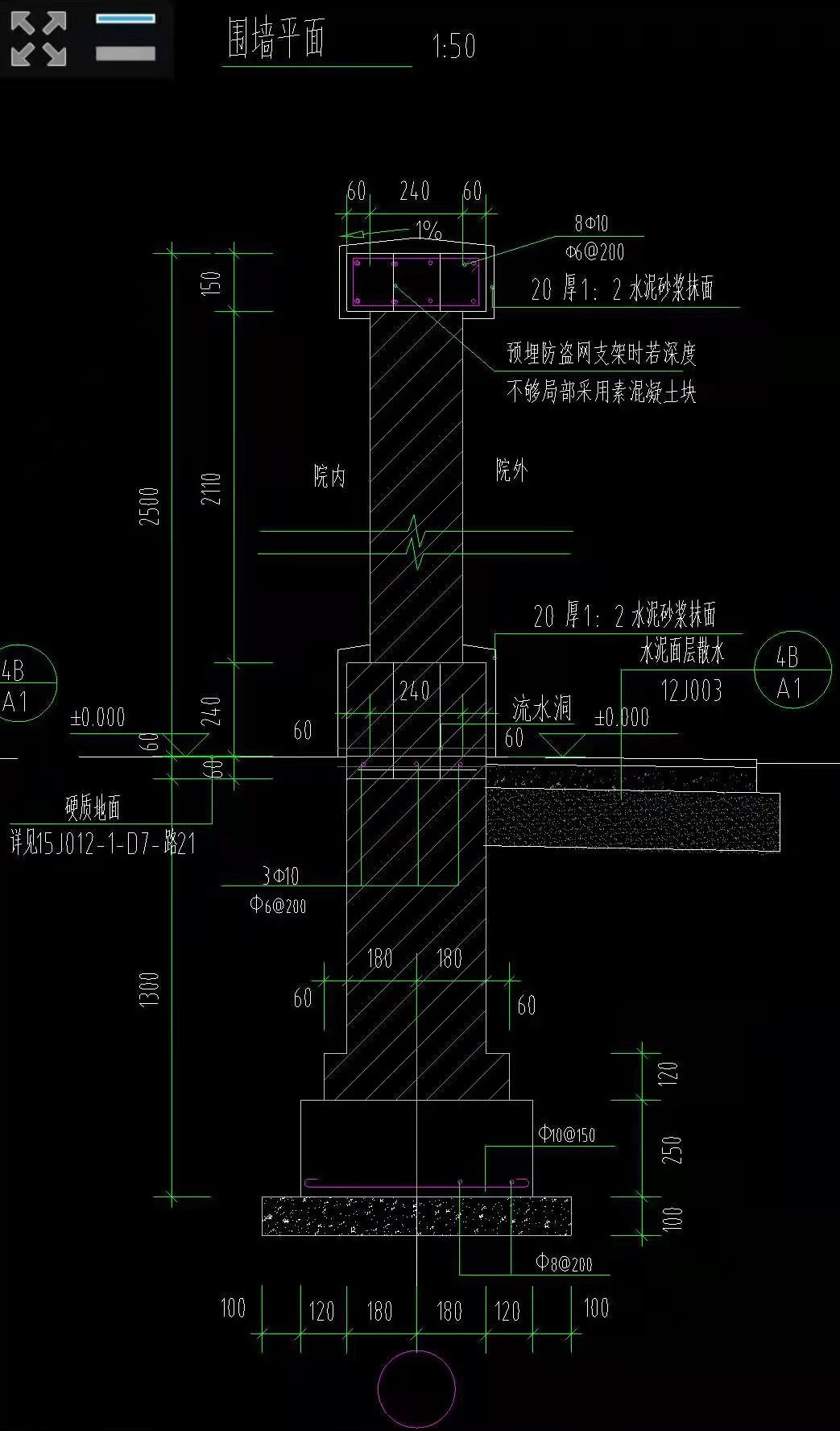 铁路砖砌围墙大概多少钱一米