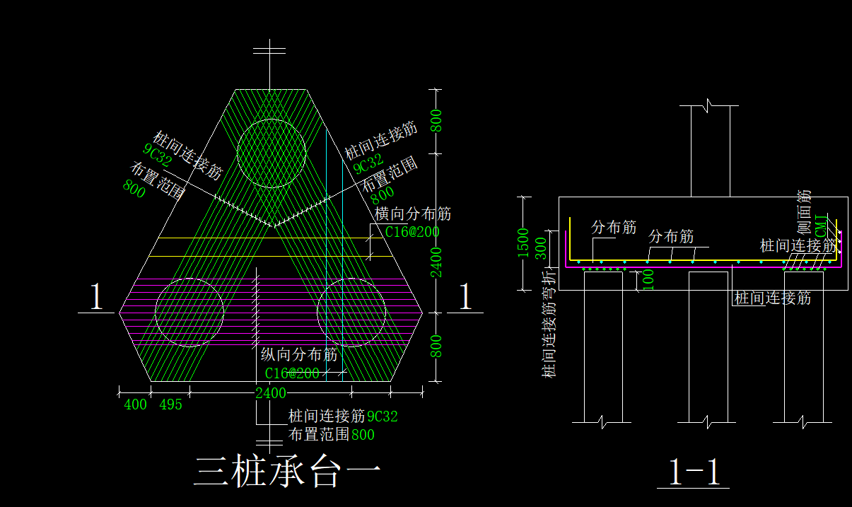 三桩承台