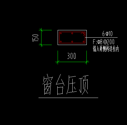 窗台压顶