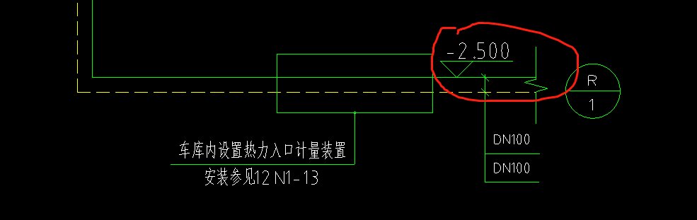 标高不同