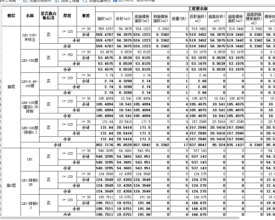 梁侧面