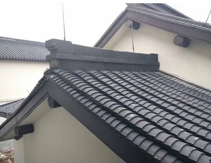 别墅瓦片屋顶的瓦片怎么画
