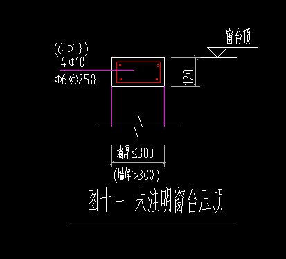 窗台压顶